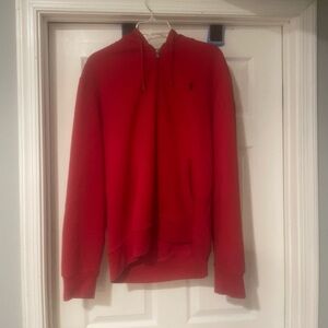 Polo by Ralph Lauren Red Full-Zip Hoodie